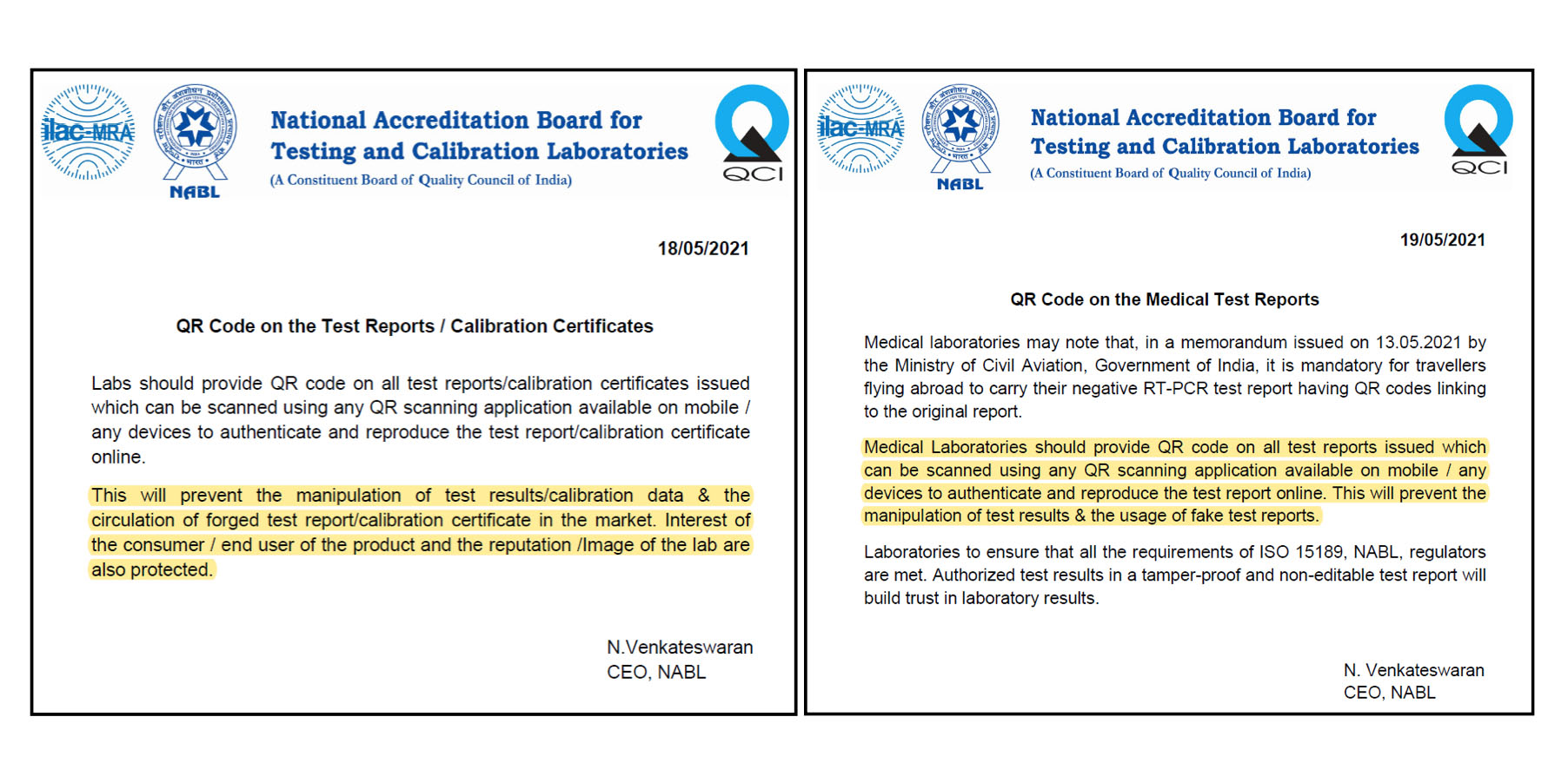 Nasba Qr Code Why NABL Mandated QR Codes for Document Security