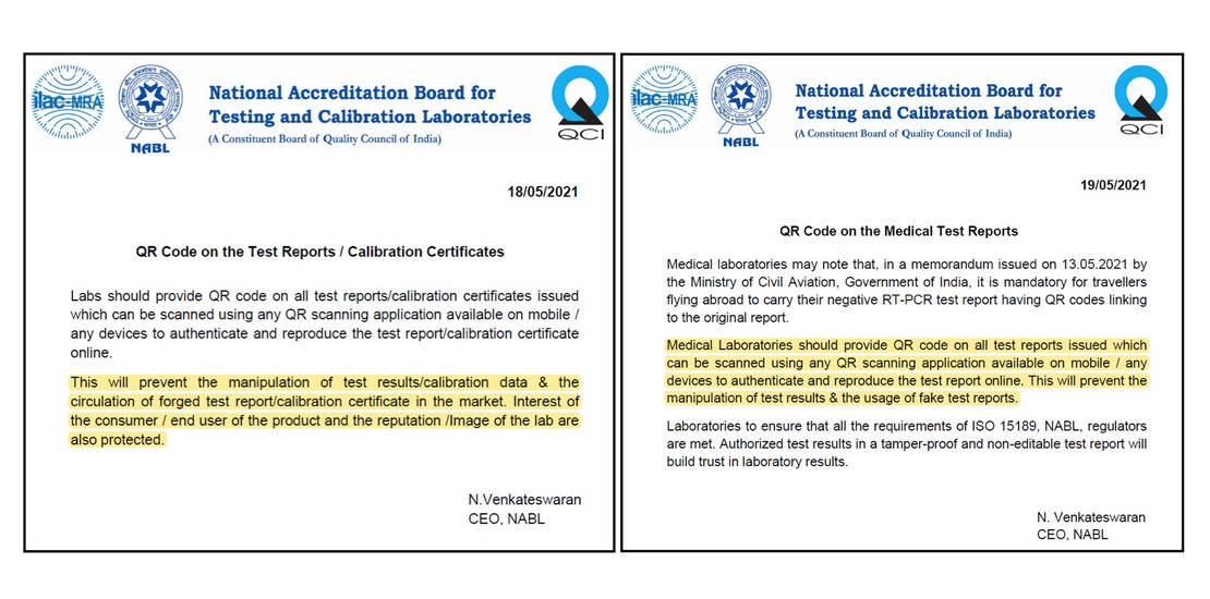 Why NABL Mandated QR Codes for Document Security