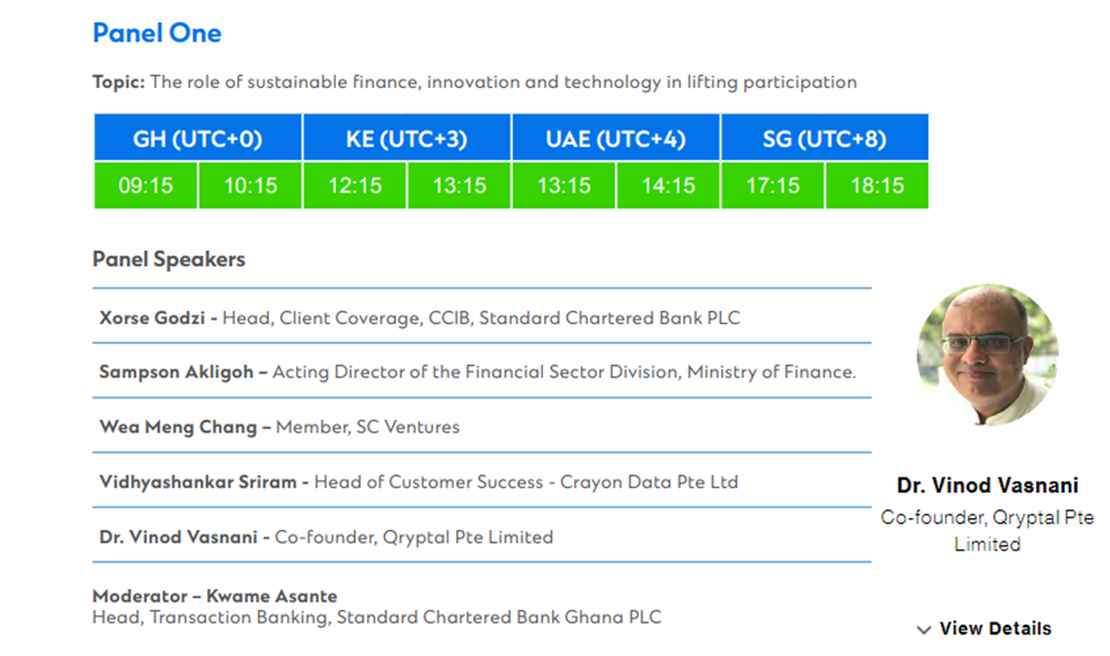 Qryptal at the SC Digital Banking, Innovation and Fintech Festival 2021 !