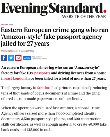 How to Secure Passports, ID cards and Driving Licences....