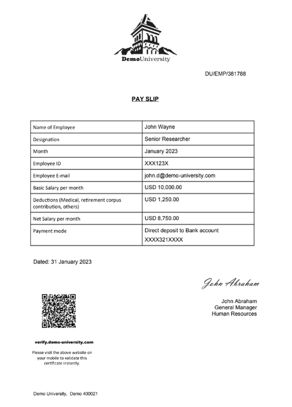 Securing HR Documents with Secure QR Codes: Real-World Use Cases